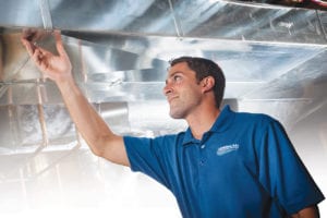 Aeroseal duct sealing inspection.