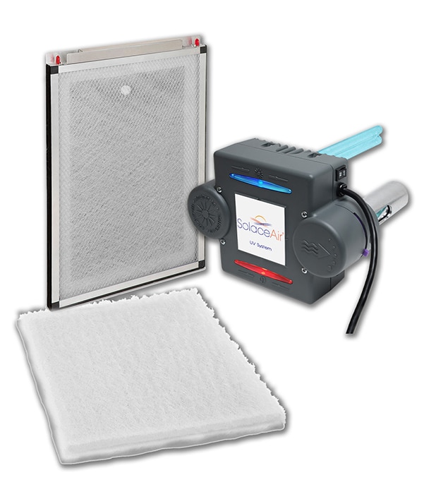 A UV air purifier and air filter from SolaceAir