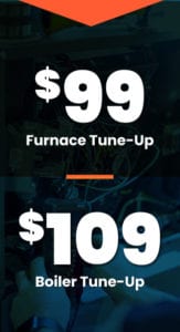 $99 Furnace Tune-up and $109 Boiler Tune-up Promo Offers