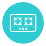 Gas Insert and Stove Icon