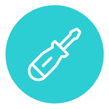 Screwdriver Icon for Repair Services